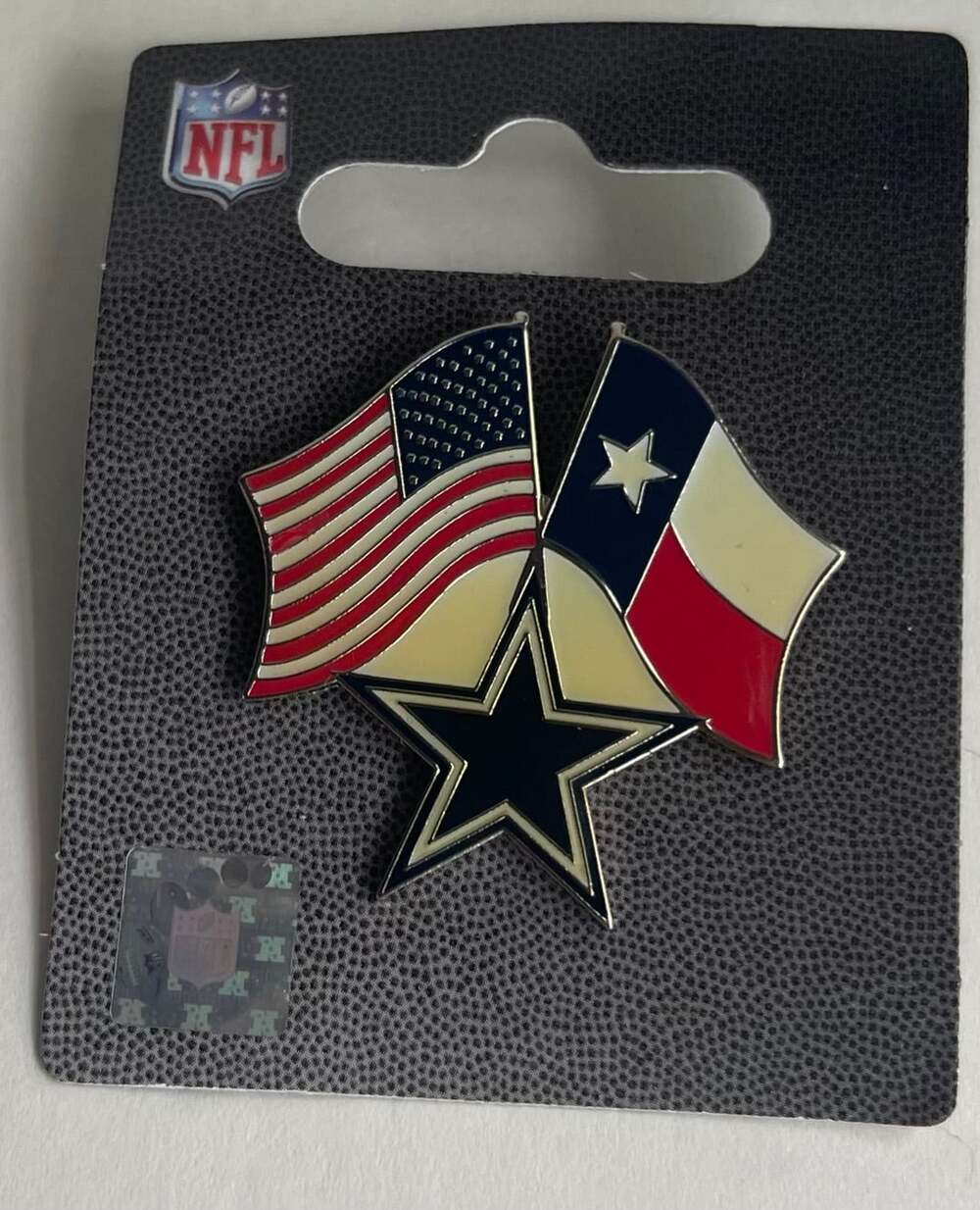 NFL Dallas Cowboys Crossed Flags Lapel Pin